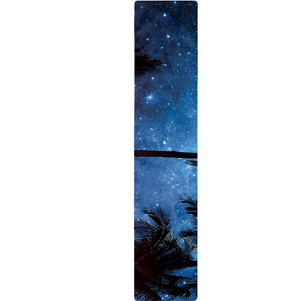 Night Sunset Sky And Palm Trees Print Table Runner
