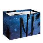 Night Sunset Sky And Palm Trees Print Utility Tote Bag