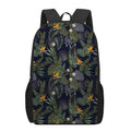 Night Tropical Hawaii Pattern Print 17 Inch Backpack