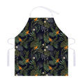 Night Tropical Hawaii Pattern Print Adjustable Apron