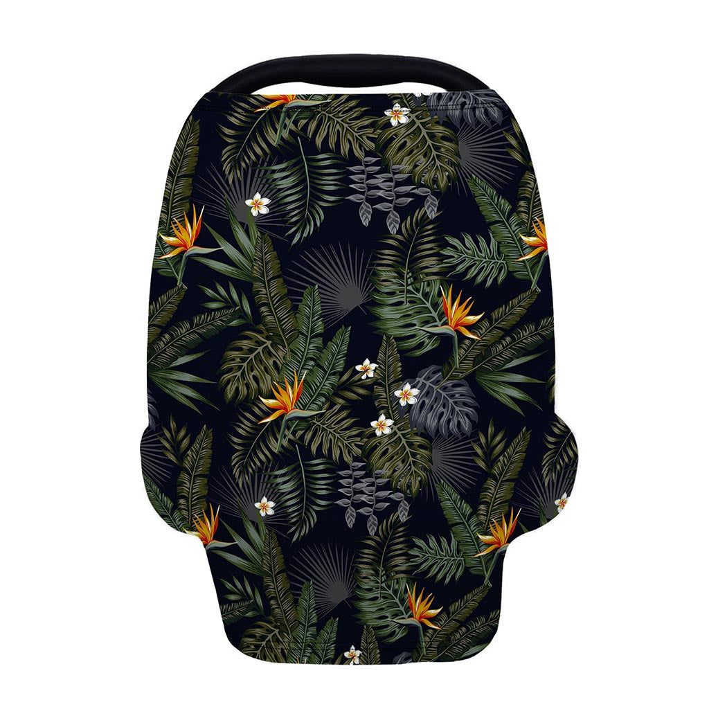 Night Tropical Hawaii Pattern Print Baby Seat Cover