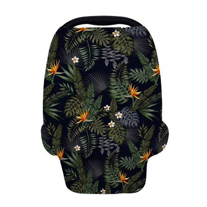 Night Tropical Hawaii Pattern Print Baby Seat Cover