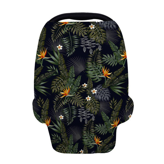 Night Tropical Hawaii Pattern Print Baby Seat Cover