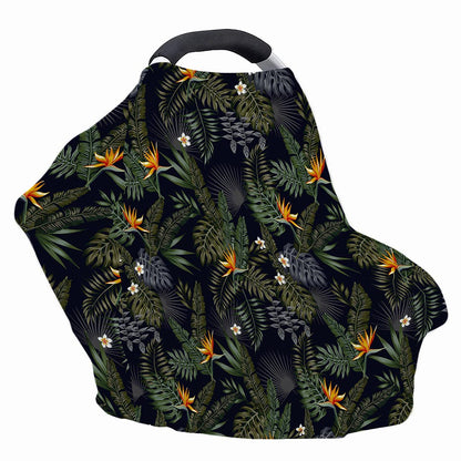 Night Tropical Hawaii Pattern Print Baby Seat Cover