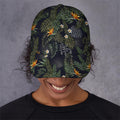 Night Tropical Hawaii Pattern Print Baseball Cap