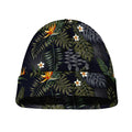 Night Tropical Hawaii Pattern Print Beanie