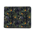 Night Tropical Hawaii Pattern Print Bifold Wallet