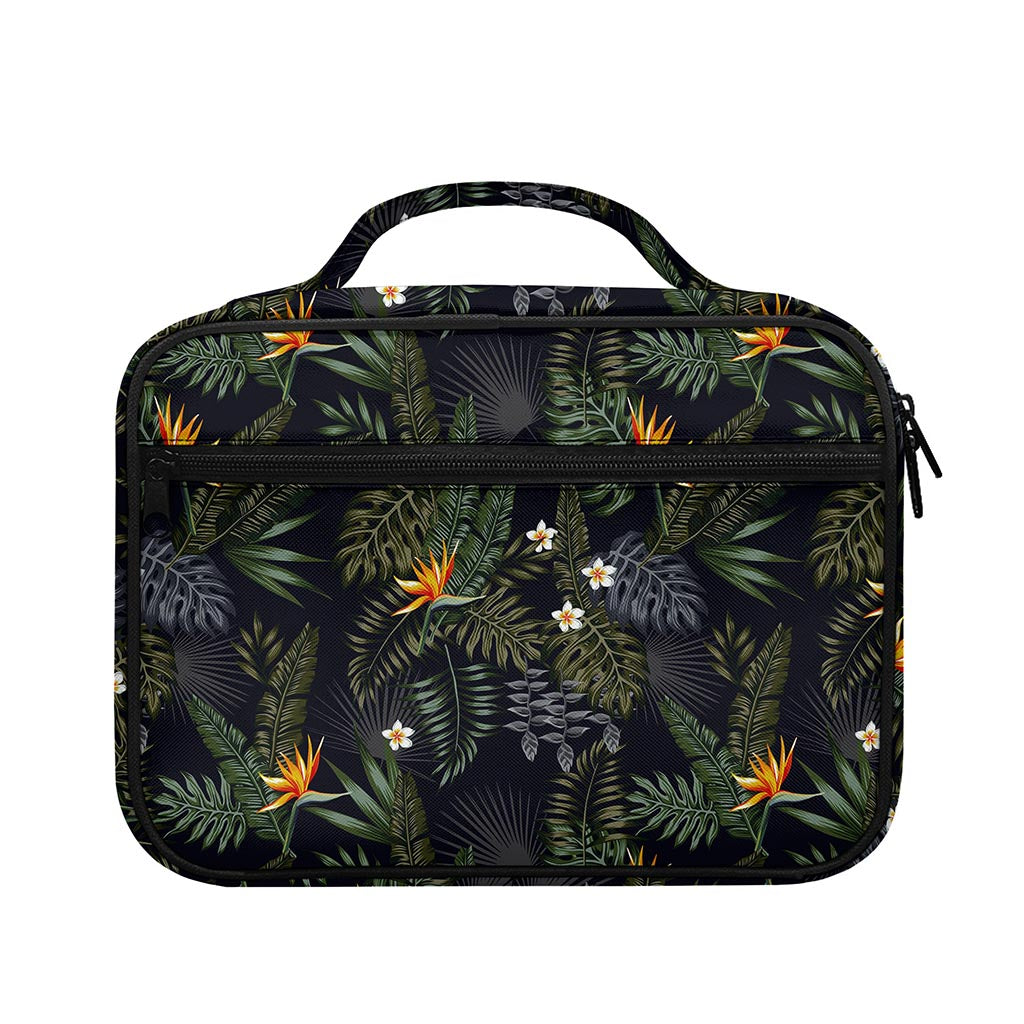 Night Tropical Hawaii Pattern Print Briefcase Bible Bag