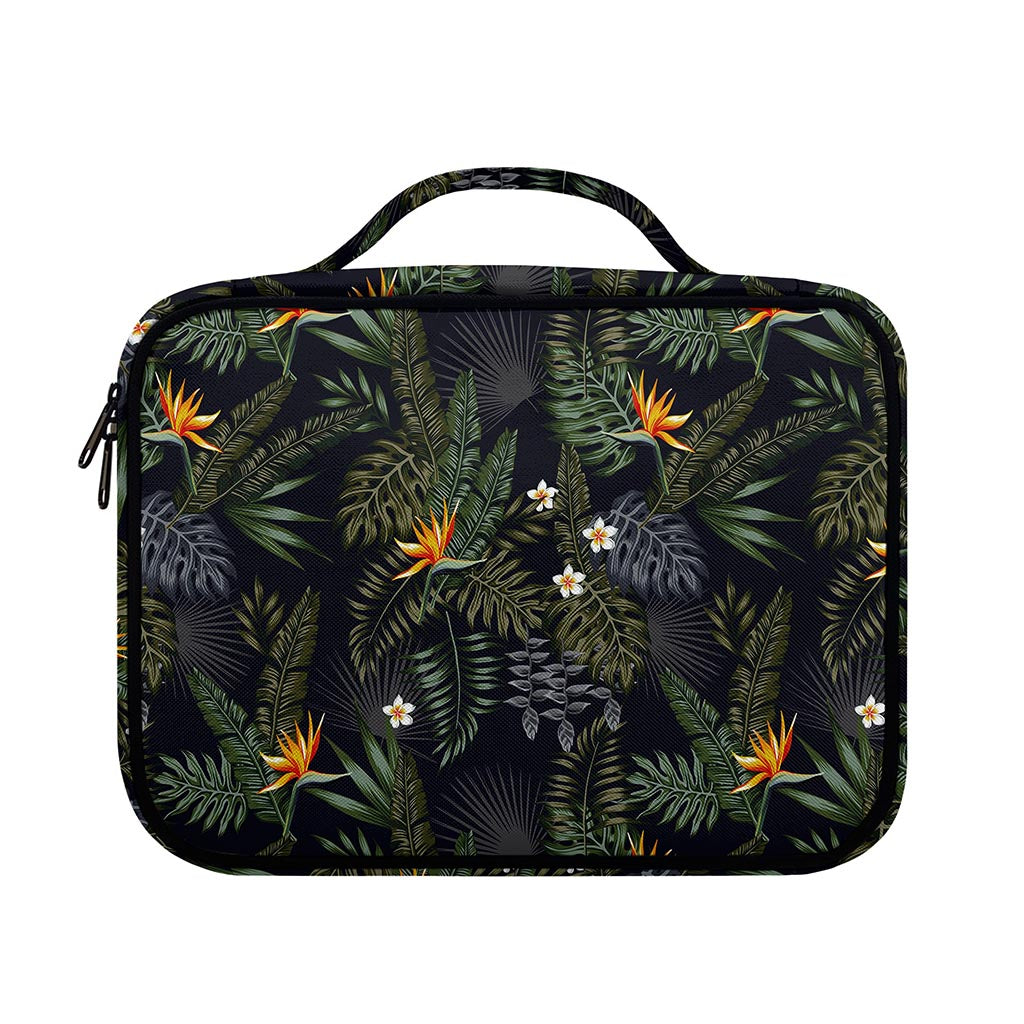 Night Tropical Hawaii Pattern Print Briefcase Bible Bag