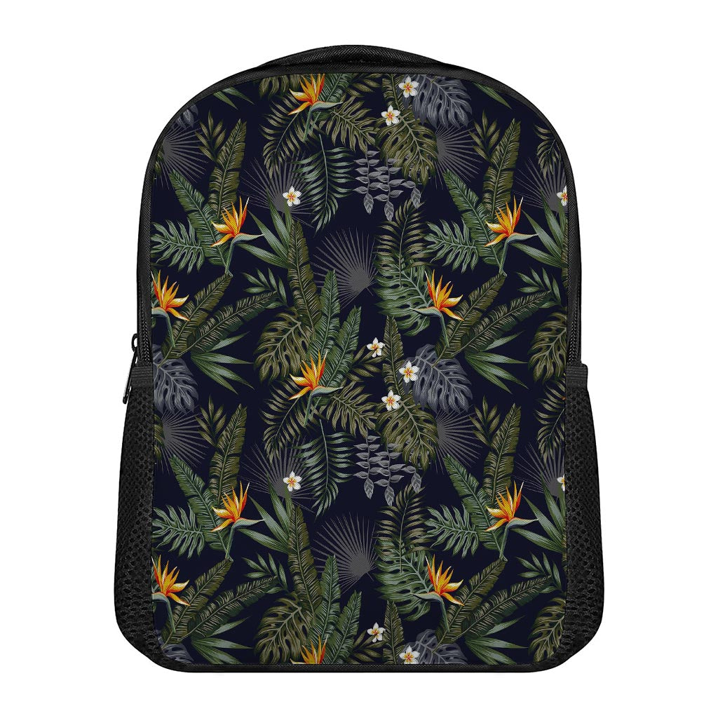 Night Tropical Hawaii Pattern Print Casual Backpack