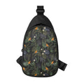 Night Tropical Hawaii Pattern Print Sling Bag