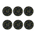 Night Tropical Hawaii Pattern Print Coaster Set