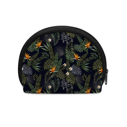 Night Tropical Hawaii Pattern Print Coin Purse