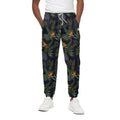 Night Tropical Hawaii Pattern Print Cotton Sweatpants