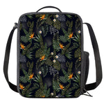 Night Tropical Hawaii Pattern Print Crossbody Lunch Bag