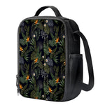 Night Tropical Hawaii Pattern Print Crossbody Lunch Bag