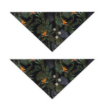 Night Tropical Hawaii Pattern Print Dog Bandana
