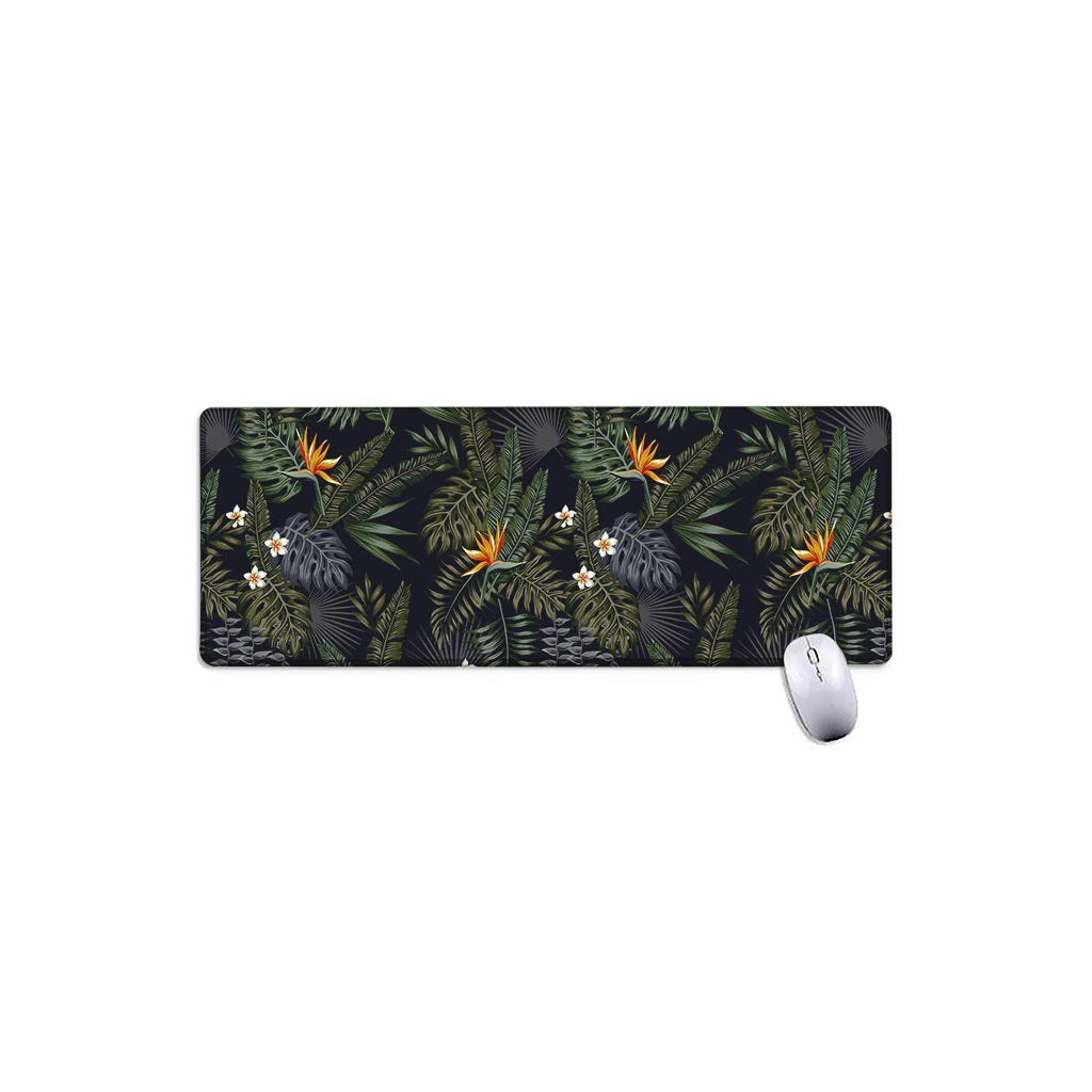 Night Tropical Hawaii Pattern Print Extended Mouse Pad