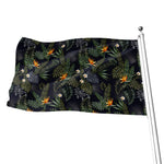 Night Tropical Hawaii Pattern Print Flag