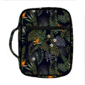 Night Tropical Hawaii Pattern Print Front Pocket Bible Bag