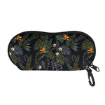 Night Tropical Hawaii Pattern Print Glasses Case