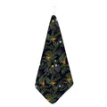 Night Tropical Hawaii Pattern Print Hand Towel