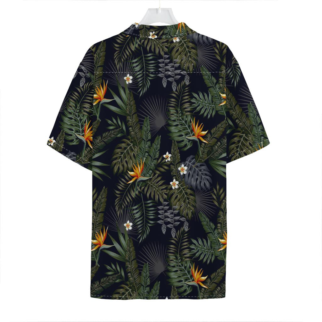 Night Tropical Hawaii Pattern Print Hawaiian Shirt