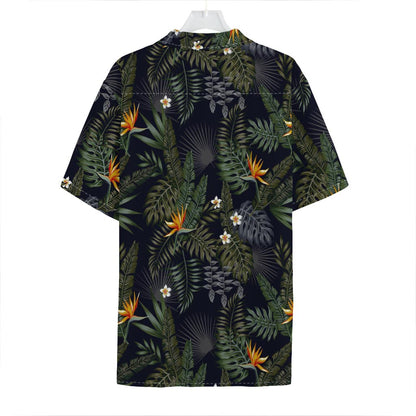 Night Tropical Hawaii Pattern Print Hawaiian Shirt