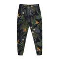 Night Tropical Hawaii Pattern Print Jogger Pants