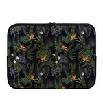 Night Tropical Hawaii Pattern Print Laptop Sleeve