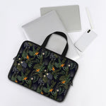 Night Tropical Hawaii Pattern Print Laptop Sleeve With Handle