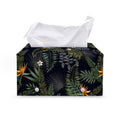 Night Tropical Hawaii Pattern Print Leather Tissue Box Cover