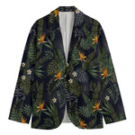 Night Tropical Hawaii Pattern Print Men's Blazer