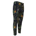 Night Tropical Hawaii Pattern Print Men's Compression Pants