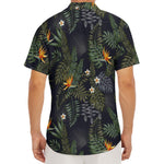 Night Tropical Hawaii Pattern Print Men's Deep V-Neck Shirt