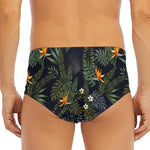 Night Tropical Hawaii Pattern Print Men's Triangle Swim Briefs