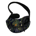 Night Tropical Hawaii Pattern Print Pet Sling Carrier