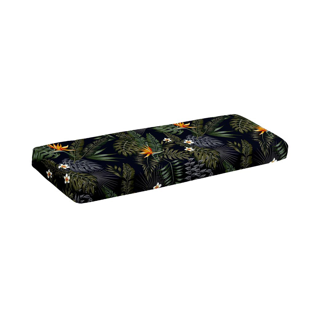 Night Tropical Hawaii Pattern Print Piano Keyboard Cover