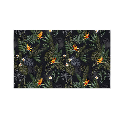 Night Tropical Hawaii Pattern Print Polyester Flag