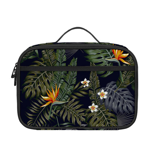 Night Tropical Hawaii Pattern Print Portable Lunch Bag
