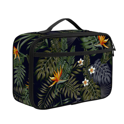 Night Tropical Hawaii Pattern Print Portable Lunch Bag