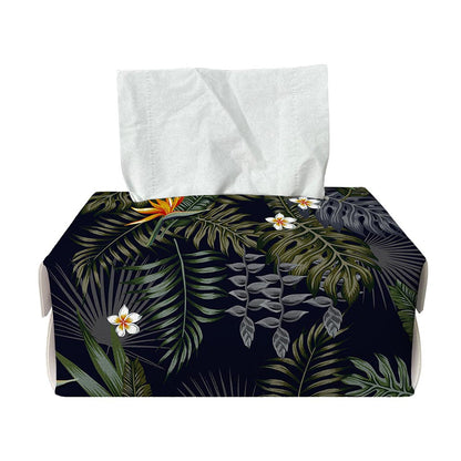 Night Tropical Hawaii Pattern Print Rectangle Tissue Box Cover