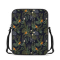 Night Tropical Hawaii Pattern Print Rectangular Crossbody Bag