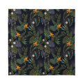 Night Tropical Hawaii Pattern Print Silk Bandana