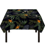 Night Tropical Hawaii Pattern Print Tablecloth