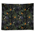 Night Tropical Hawaii Pattern Print Tapestry