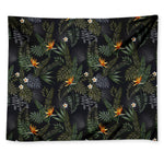 Night Tropical Hawaii Pattern Print Tapestry