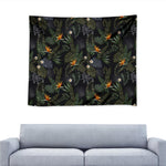 Night Tropical Hawaii Pattern Print Tapestry
