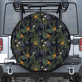 Night Tropical Hawaii Pattern Print Tire Cover