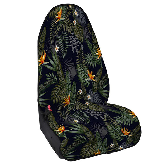 Night Tropical Hawaii Pattern Print Waterproof Car Seat Cover
